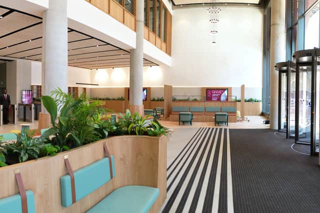 Three Chamberlain Square reception area. Photo: MEPC-Paradise Birmingham