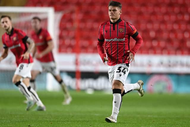 Walsall youngster Charlie Wragg. (Image by Owen Russell)