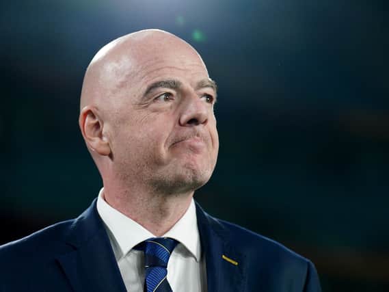 Sadend Gianni Infantino ‘deeply saddened’ by racist abuse directed at Jess Carter