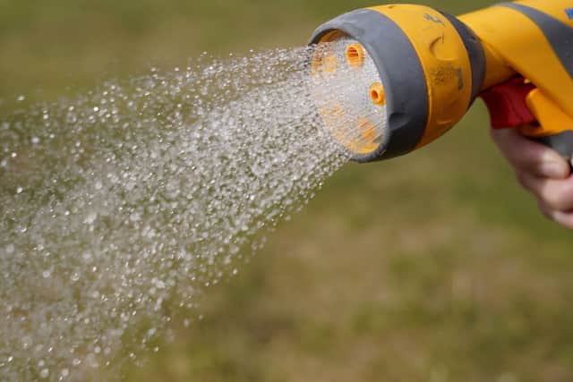 While there is not mention of hosepipe bans just yet, they haven't been ruled out as an option