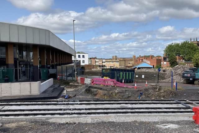 Work on the new Dudley bus station