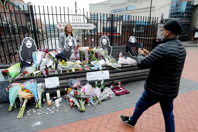 Fans at the Black Sabbath Bridge. Photo: Joseph Walshe/SWNS