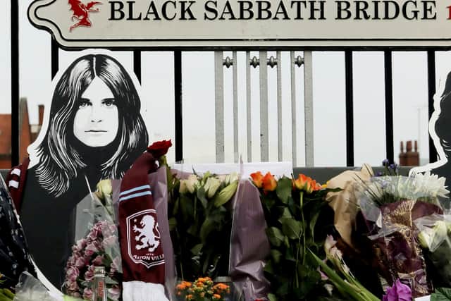 Fans at the Black Sabbath Bridge. Photo: Joseph Walshe/SWNS