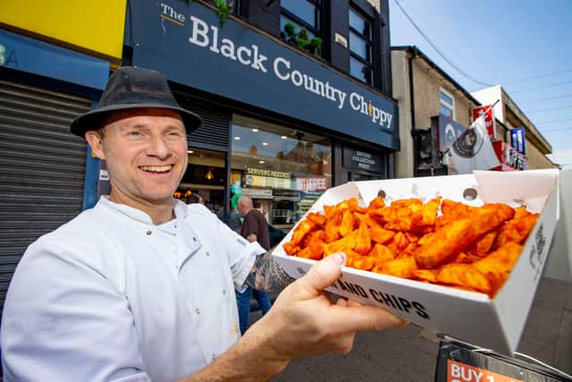 Dean Gilbert said the origin of orange chips came from his grandfather back in 1959