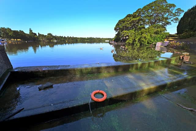 The Pool had been closed off while emergency services looked for the boy