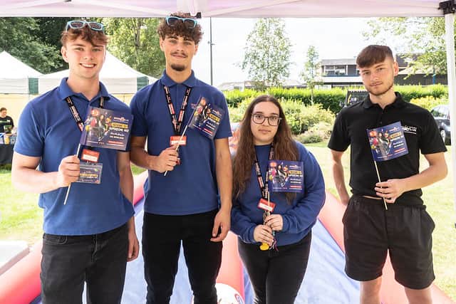 Revellers enjoy the event