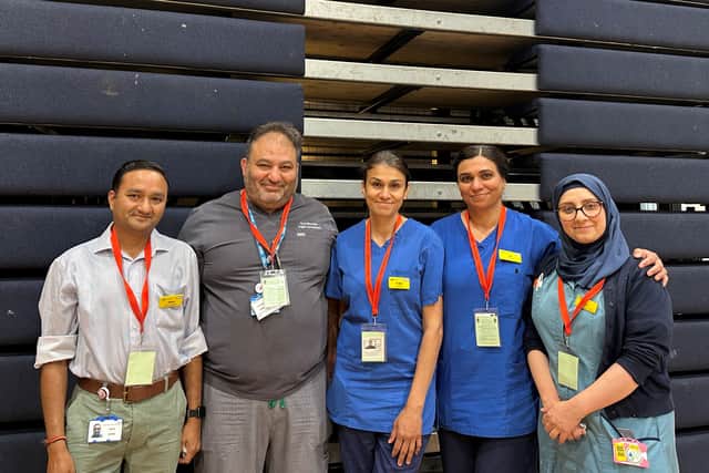Front-line staff from Sandwell and West Birmingham NHS Trust