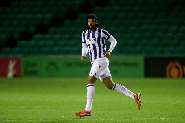 Jamal Mohammed is an imposing defender. (Photo by Adam Fradgley/West Bromwich Albion FC via Getty Images)