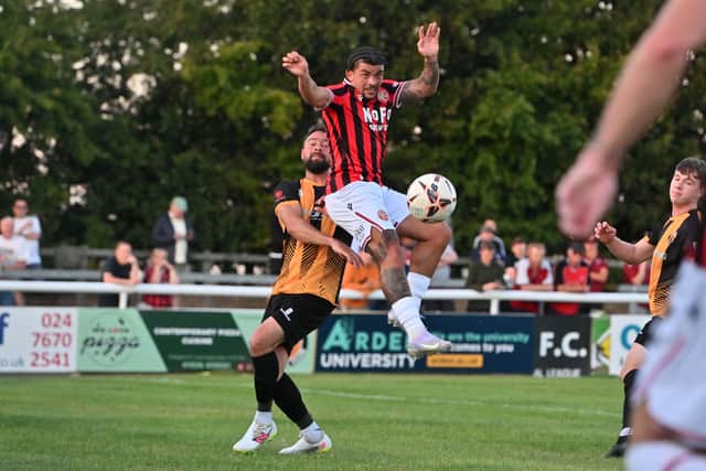 Action from Walsall's pre-season opener with Leamington