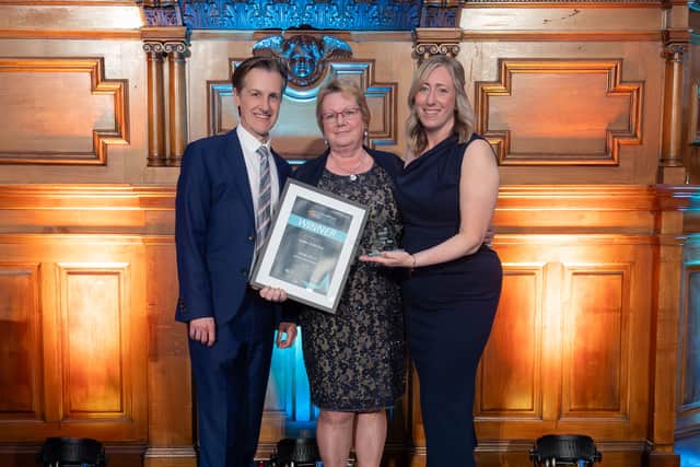Access to Business chief executive Josie Kelly won the Leader of the Year award