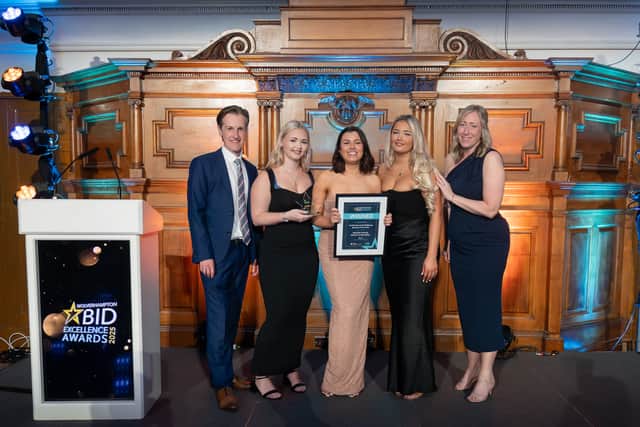 The team from Chapel Ash’s Rectory House Beauty and Wellness who were awarded the Health, Beauty and Wellbeing of the Year award