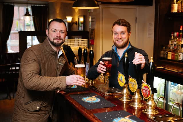 Steve Preston (right) with the Shropshire Star's Dan Morris