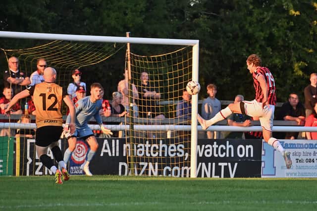 Action from Walsall's pre-season opener with Leamington
