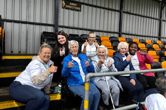 Residents and team from Pelsall Hall attended fundraiser. Photo: Greensleeves Care