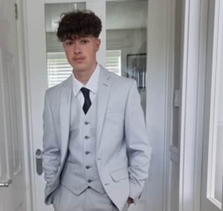 Daniel Drewitt before his recent prom night