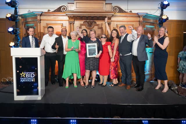 The team at Access to Business which won the Community Champion award