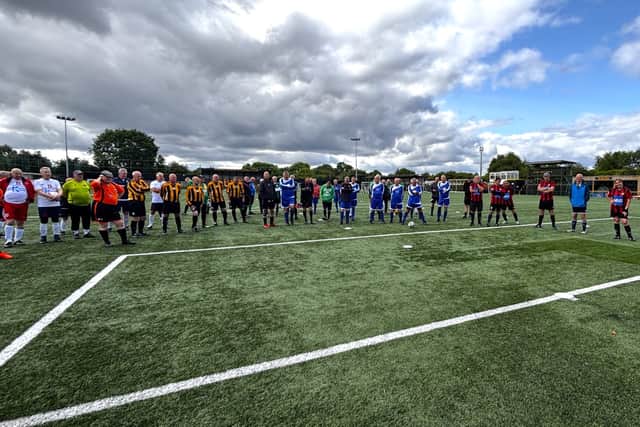 Old Corinthians Walking Football Club fundraising event. Photo: Greensleeves Care