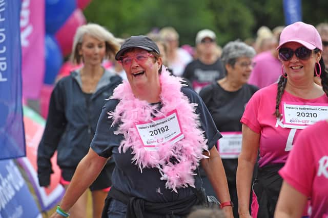 Smiles all around at the finish line!