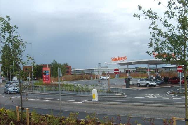 Sainsburys petrol station on Kenmare Way. Photo: Google