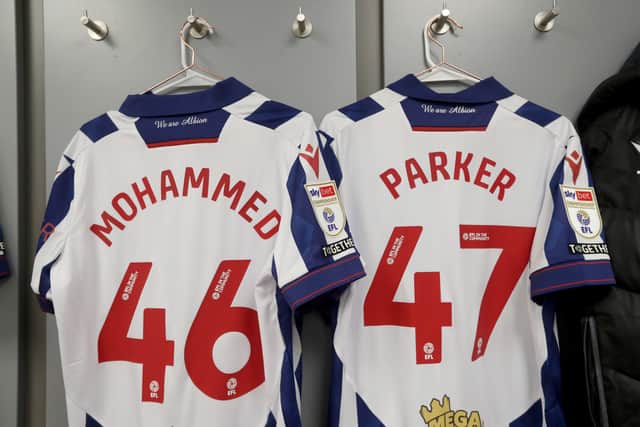Michael Parker and fellow academy defender Jamal Mohammed were on the senior bench against Burnley last term. (Photo by Adam Fradgley/West Bromwich Albion FC via Getty Images)
