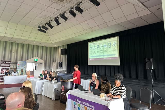 Nadia Inglis, Director of Public Health at Walsall Council opening the conference. Picture: Walsall Council