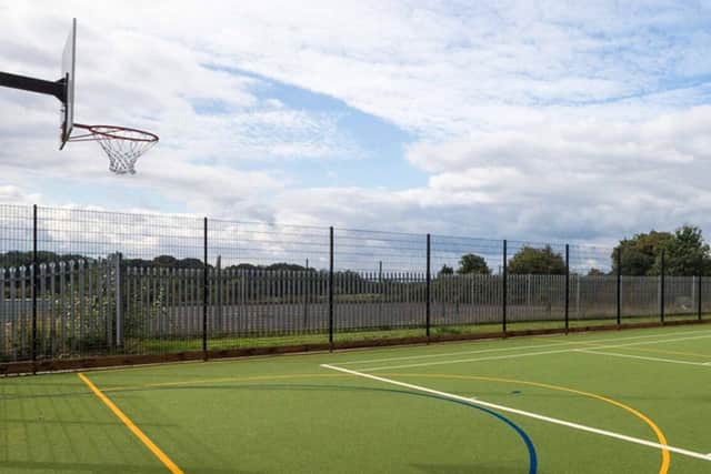 Multi-use games are installation carried out for Manor Farm Community Association on behalf of Bradleys Surfacing Systems. Picture: MAC Groundworks