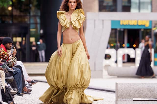 BCU Presents: 1000 Threads fashion show in Brindleyplace, Birmingham