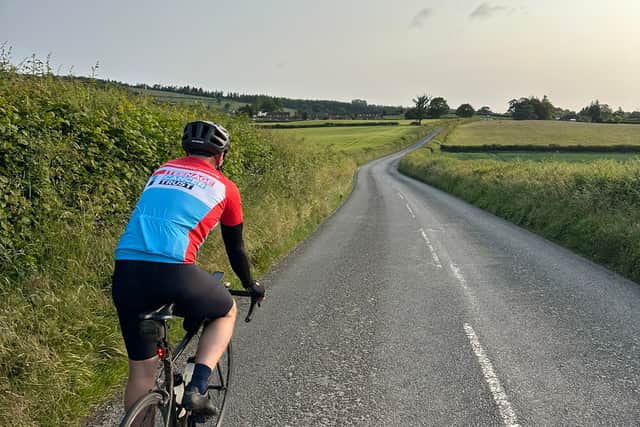 The route started at Aldi's Atherstone Head Office, passing each of the supermarket's 11 Regional Distribution Centres across the UK before finishing in Tamworth. 