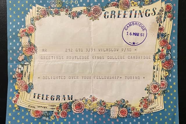 Telegram from Turing to Routledge