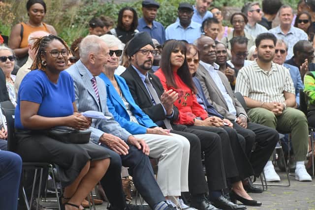 Many members of the community gathered at Wolverhampton Civc Centre to mark Windrush day