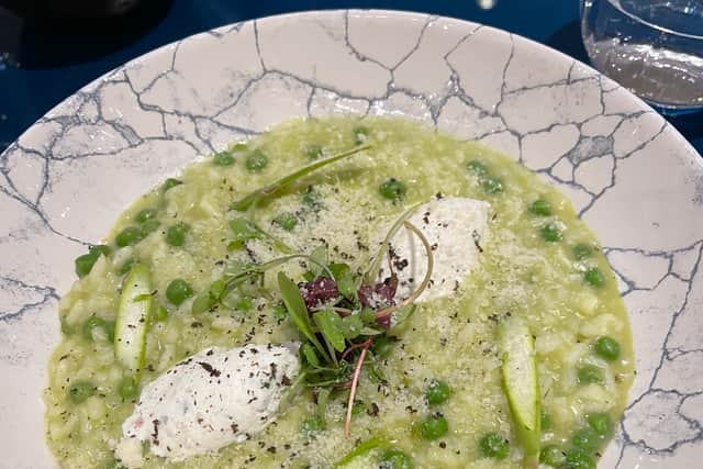 Risotto alla Milanese at Regina's restaurant in Birmingham