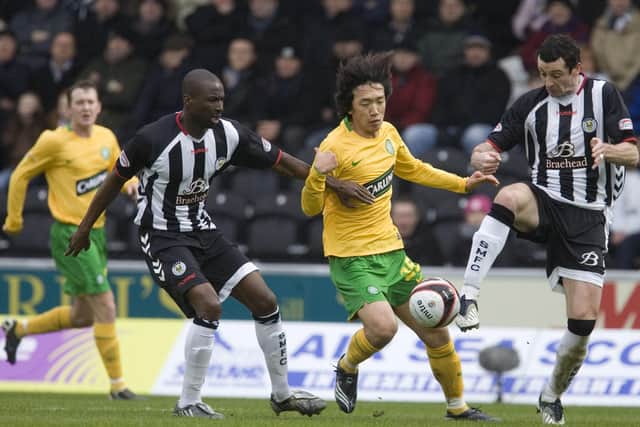Camara in action for St Mirren