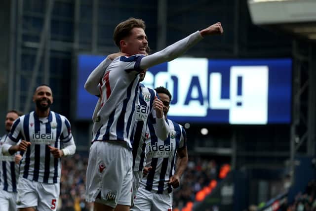 Isaac Price scored once in 15 games for West Brom last season following his January arrival. (Photo by Adam Fradgley/West Bromwich Albion FC via Getty Images)
