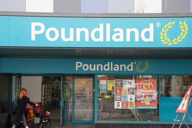 A Poundland store