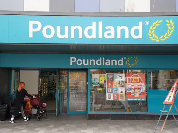 A Poundland store