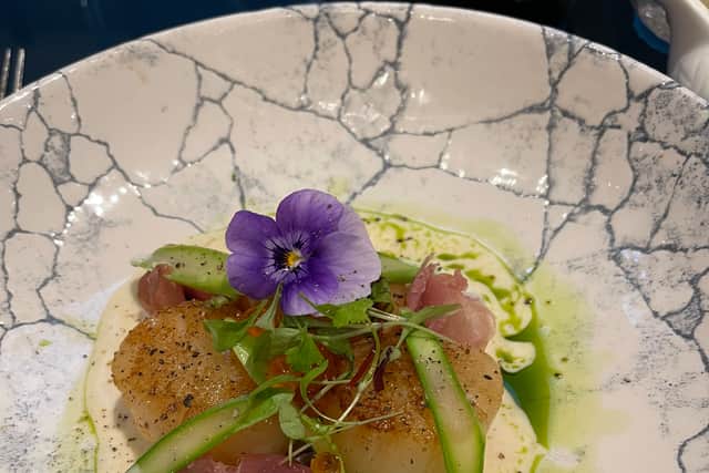 Pan-seared Scollops at Regina's restaurant in Birmingham