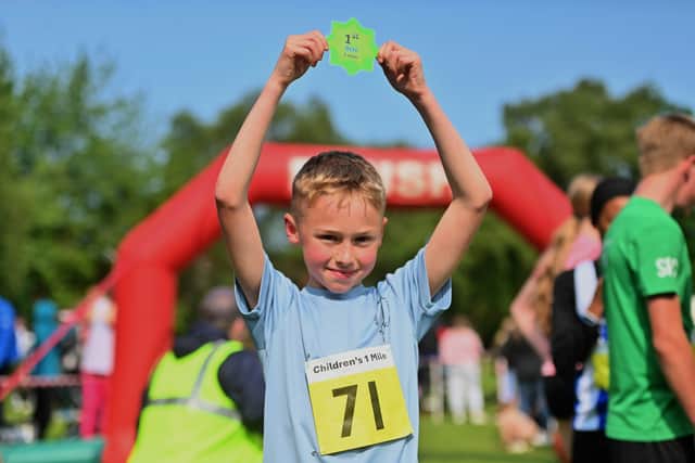 Fun in the sun at the weekend at Aldridge Running Festival, with Samuel Hayward, 10 