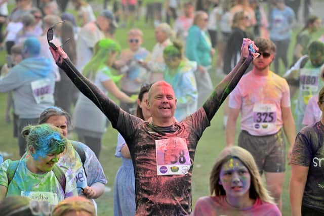 Suzanne said that everyone loves colour powder each year