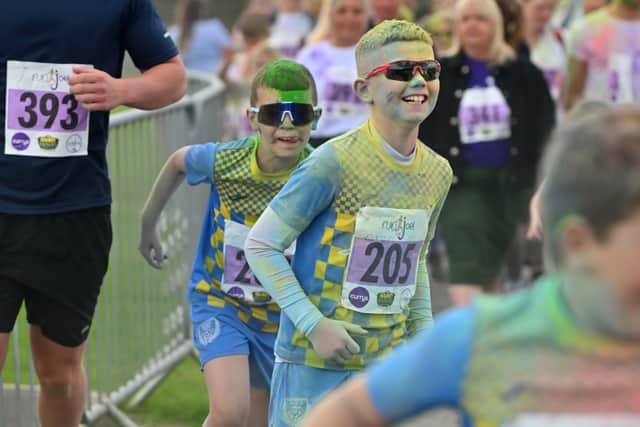 There was a little splash of colour everywhere at the race