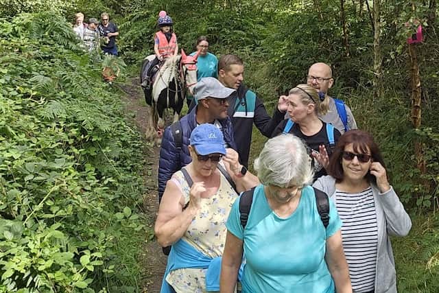 hiking on the chase