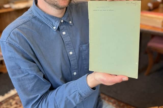 Jim Spencer with Turing's Dissertation