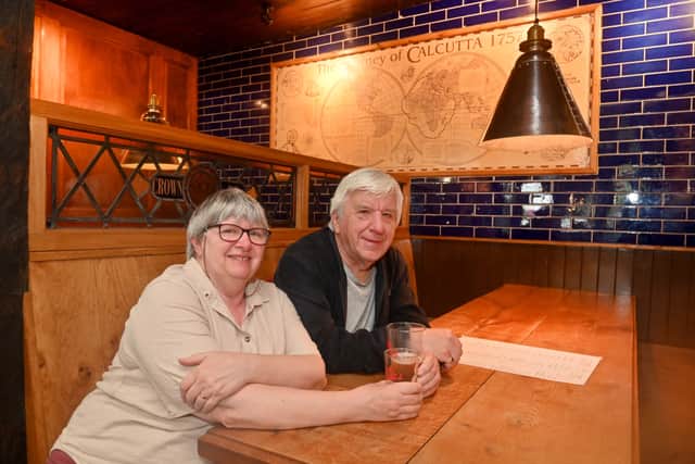 Carol and Peter Woodifield from Kent were visiting Codsall for the day. Photo: Steve Leath