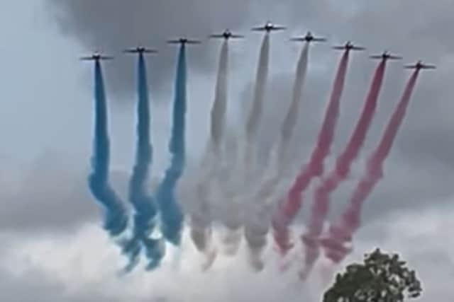 Red Arrows at the Midlands Air Show on May 31