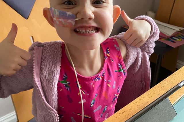 Emilia during treatment