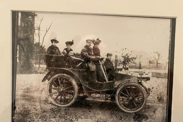 The Wilson Pilcher car, driven by Nick's great, great Grandfather Alfred Lord Braye