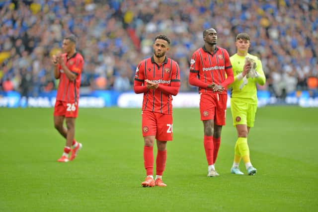 The players were left dejected following the final whistle