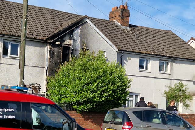 Aftermath of Holyhead Road incident in Wednesbury.