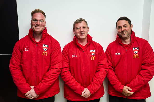 Coaches for the Under 8’s Boys Team for Old Wulfrunians Junior Football Club