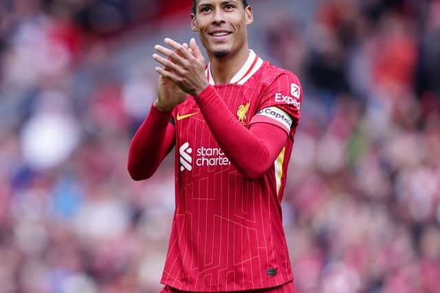 Liverpool captain Virgil van Dijk is set to sign a new deal at the club (Peter Byrne/PA)