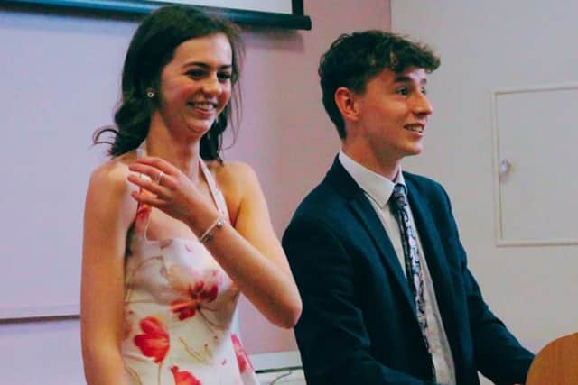 Head Girl Amelia and Head Boy Ben